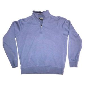 Brooks Brothers Country Club Blue Quarter Zip M